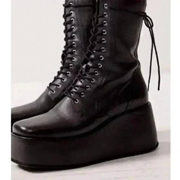 Free People Arlyn Platform Boots - Picture 2 of 9